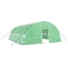 vidaXL kasvuhoone terasraamiga, roheline, 48 m&sup2;, 8x6x2,85 m
