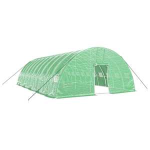 Skleník s ocelovým rámem zelený 60 m² 10 x 6 x 2,85 m - obrázek 2
