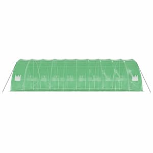 Skleník s ocelovým rámem zelený 60 m² 10 x 6 x 2,85 m - obrázek 5
