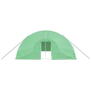 Skleník s ocelovým rámem zelený 72 m² 12 x 6 x 2,85 m - obrázek 4