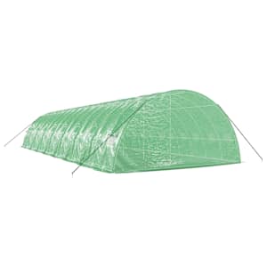 Skleník s ocelovým rámem zelený 96 m² 16 x 6 x 2,85 m - obrázek 6