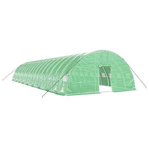 Skleník s ocelovým rámem zelený 108 m² 18 x 6 x 2,85 m - obrázek 2