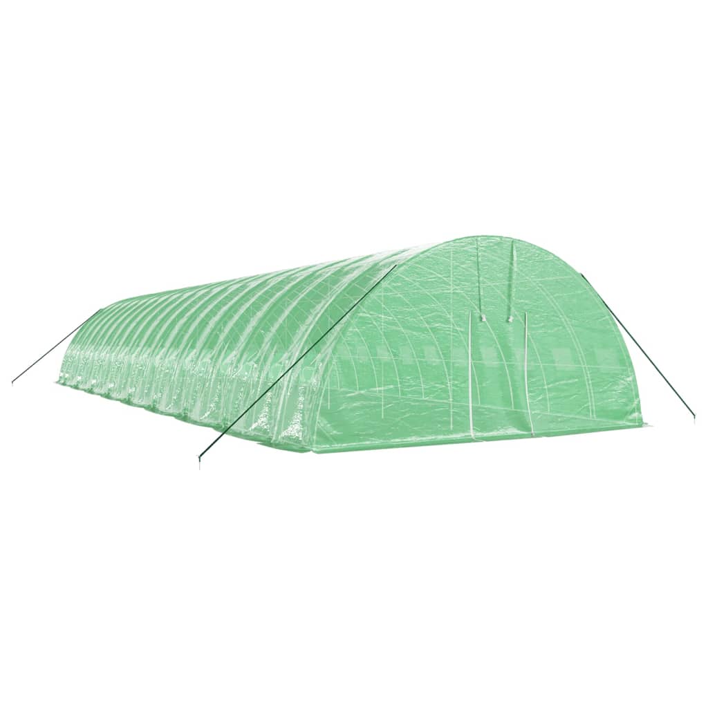 vidaXL Tuinkas met stalen frame 108 m² 18x6x2,85 m groen afbeelding