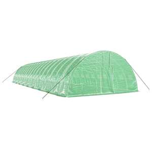 vidaXL Szklarnia ze stalową ramą, zielona, 108 m&sup2;, 18x6x2,85 m