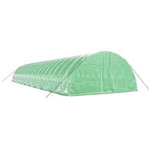 Skleník s ocelovým rámem zelený 120 m² 20 x 6 x 2,85 m - obrázek 3