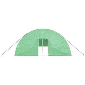 Skleník s ocelovým rámem zelený 120 m² 20 x 6 x 2,85 m - obrázek 4