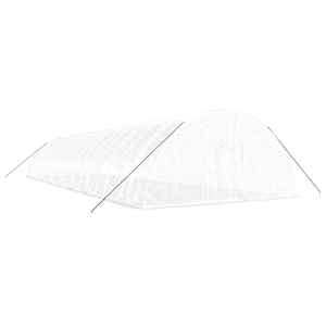 Skleník s ocelovým rámem bílý 108 m² 18 x 6 x 2,85 m - obrázek 3