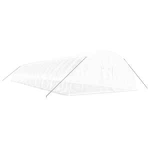 Skleník s ocelovým rámem bílý 120 m² 20 x 6 x 2,85 m - obrázek 3