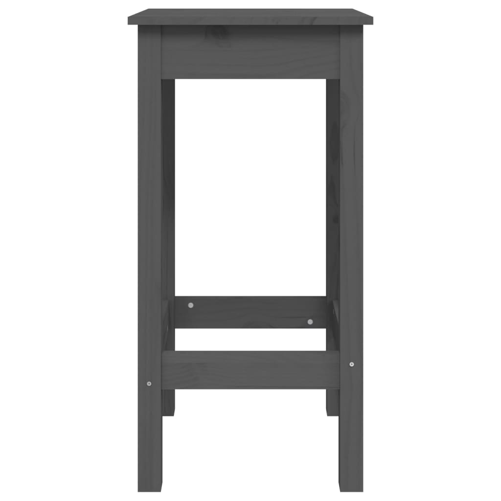 3 részes szürke tömör fenyőfa bárszett