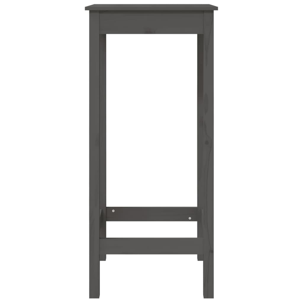 3 részes szürke tömör fenyőfa bárszett