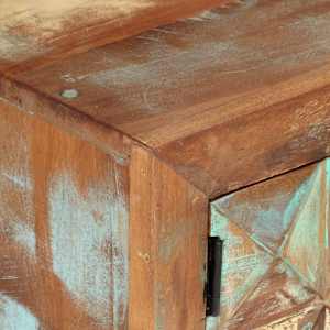 TV skříňka 112 x 30 x 45 cm masivní recyklované dřevo - obrázek 8