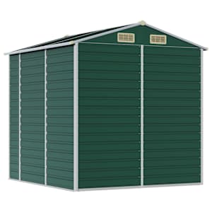 Zahradní domek zelený 191 x 215 x 198 cm pozinkovaná ocel - obrázek 7