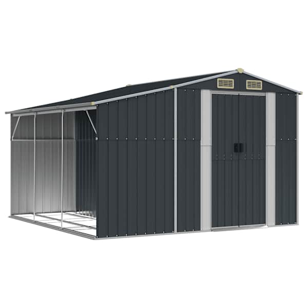 vidaXL aiakuur, antratsiithall, 277 x 279 x 179 cm, tsingitud teras