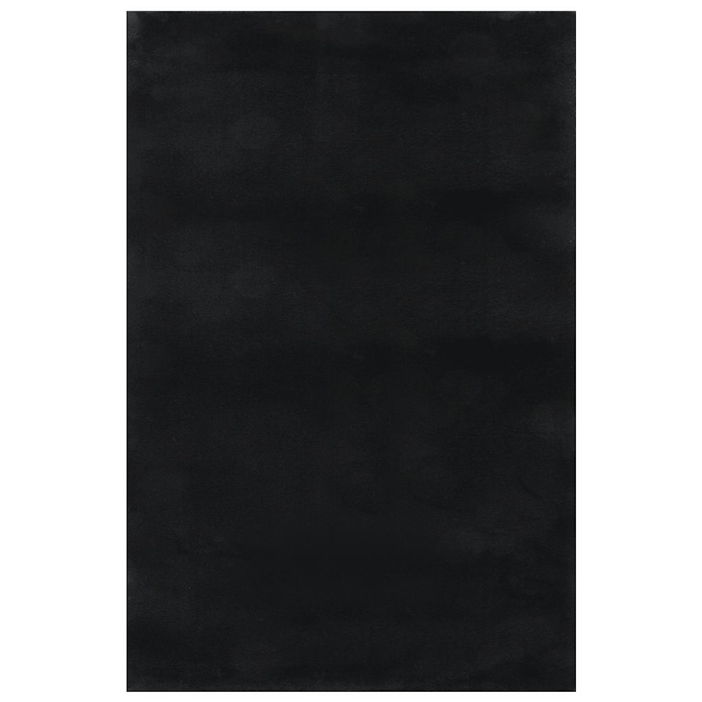 VidaXL Shaggy Rug Black 8'x11' Polyester