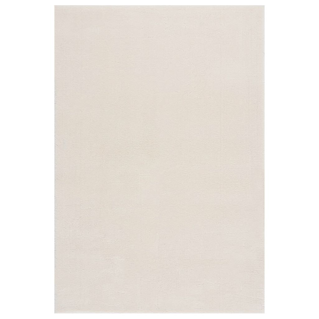 VidaXL Shaggy Rug Cream White 240x305 Cm Polyester