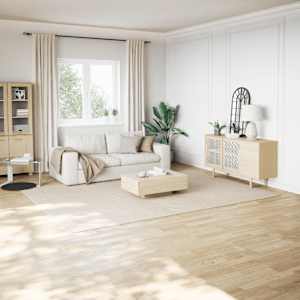 Chlupatý koberec krémově bílý 240 x 340 cm polyester - obrázek 1