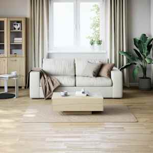 Chlupatý koberec béžový 120 x 183 cm polyester - obrázek 3