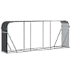 vidaXL puuhoidik antratsiithall 234x45x100 cm tsingitud terasest