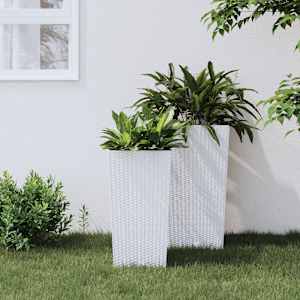 Korito z odstranljivo notranjostjo belo 11/26,5 L PP ratan