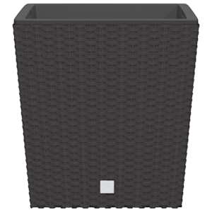 Truhlík s odnímatelnou vložkou hnědý 21 / 32 l PP ratan - obrázek 4