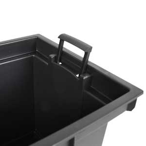 Truhlík s odnímatelnou vložkou antracit 12 / 44 l PP ratan - obrázek 7