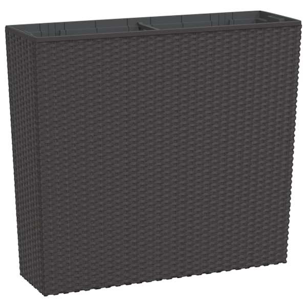 vidaXL taimekast eemaldatava sisuga, pruun, 12/44 l PP-rotang