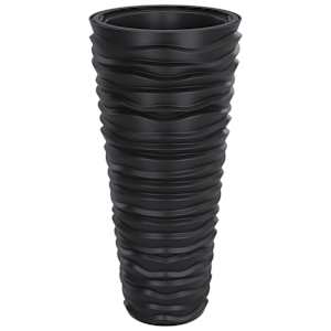 Truhlík s odnímatelnou vložkou antracit 18 / 45 l PP rýhovaný - obrázek 2