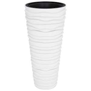 vidaXL taimekast eemaldatava sisuga, valge, 18/45 l, PP