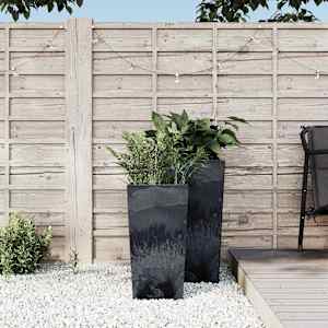 Korito z odstranljivo notranjostjo antracit 11/26,5L PP beton