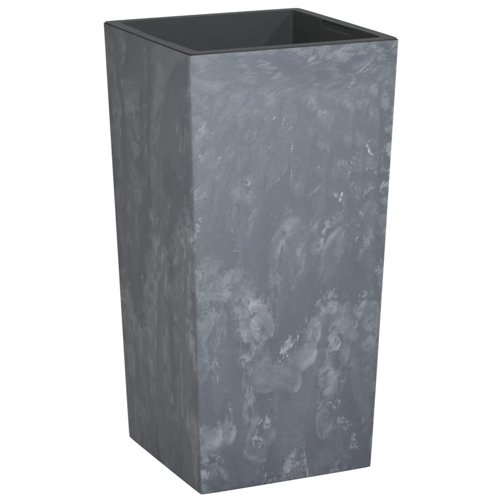 vidaXL Truhlík s odnímatelnou vložkou šedý 21 / 49 l PP beton
