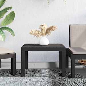 Vrtna miza antracitna 59x47x40 cm PP