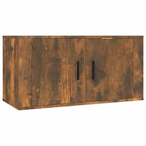 Nástěnné TV skříňky 2 ks kouřový dub 80 x 34,5 x 40 cm - obrázek 4