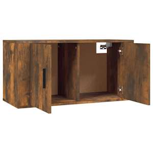 Nástěnné TV skříňky 2 ks kouřový dub 80 x 34,5 x 40 cm - obrázek 5