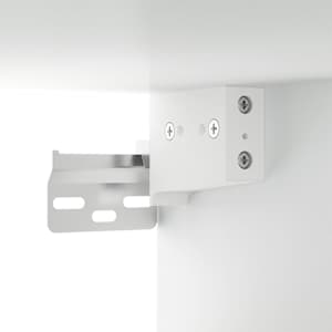 Nástěnné TV skříňky 2 ks bílé 100 x 34,5 x 40 cm - obrázek 6