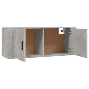 Nástěnné TV skříňky 2 ks betonově šedé 100 x 34,5 x 40 cm - obrázek 5
