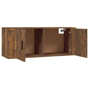 Nástěnné TV skříňky 2 ks kouřový dub 100 x 34,5 x 40 cm - obrázek 5