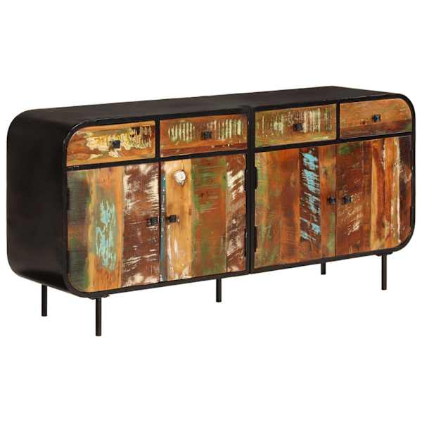 vidaXL puhvetkapp, 140 x 35 x 70 cm, taastatud puit ja metall