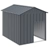 vidaXL koerakuut katusega, antratsiithall, 117x153x123 cm, teras