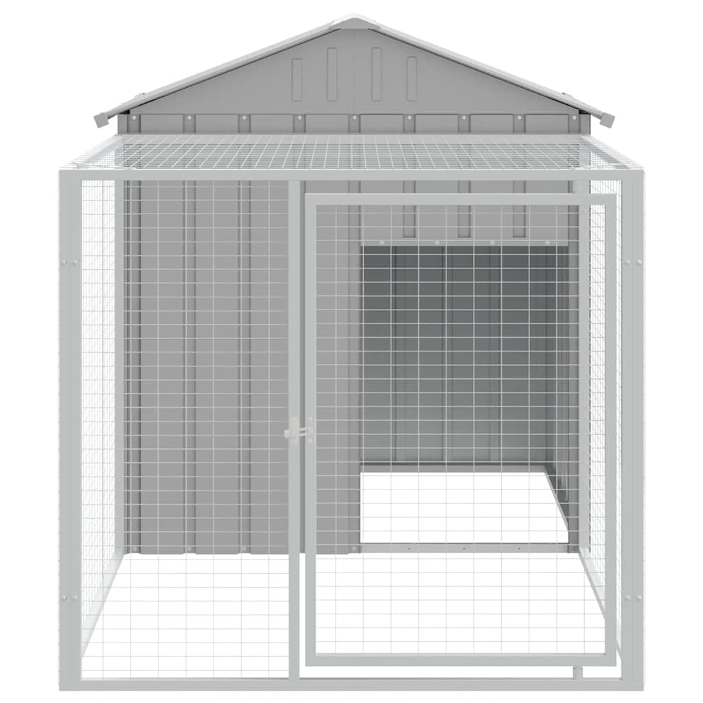 Chicken Coop with Run - Galvanized Steel, Various Sizes and Colors vidaXL - Picture 76 of 82