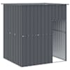 vidaXL koerakuut katusega, antratsiithall, 165x153x181 cm, teras