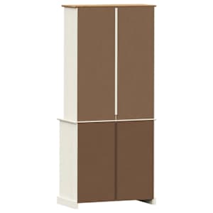 Příborník VIGO bílý 78 x 40 x 175 cm masivní borové dřevo - obrázek 7