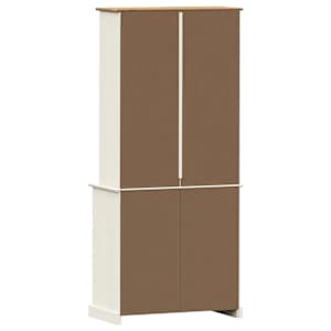 Příborník VIGO bílý 78 x 40 x 175 cm masivní borové dřevo - obrázek 7