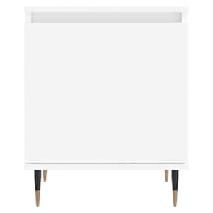 Noční stolky 2 ks bílé 40 x 30 x 50 cm kompozitní dřevo - obrázek 5