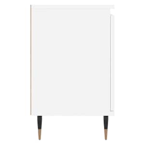 Noční stolky 2 ks bílé 40 x 30 x 50 cm kompozitní dřevo - obrázek 7