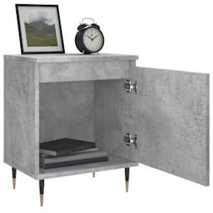 Noční stolky 2 ks betonově šedé 40x30x50 cm kompozitní dřevo - obrázek 4