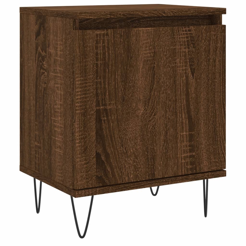 E-shop vidaXL Nočná skrinka hnedý dub 40x30x50 cm kompozitné drevo