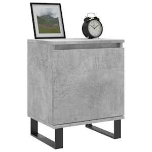 vidaXL Bedside Cabinet Concrete Grey 40x30x50 cm Engineered Wood