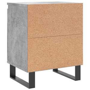 Noční stolky 2 ks betonově šedé 40x30x50 cm kompozitní dřevo - obrázek 8