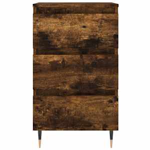 Noční stolky 2 ks kouřový dub 44 x 35 x 69 cm kompozitní dřevo - obrázek 5