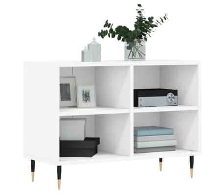 vidaXL TV plauktiņ&scaron;, balts, 69,5x30x50 cm, inženierijas koks